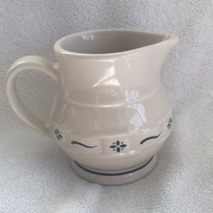 Longaberger Creamer Heritage Blue Basket Weave